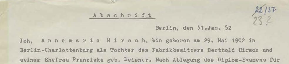 Annemarie Hirsch