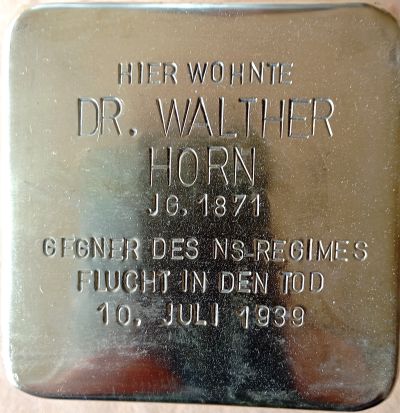 Stolperstein-Horn